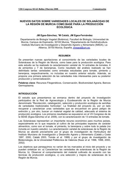 Descargar la comunicaciÃ³n completa - Sociedad EspaÃ±ola de ...