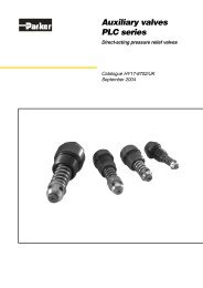 Auxiliary valves PLC series - Oleosistemas