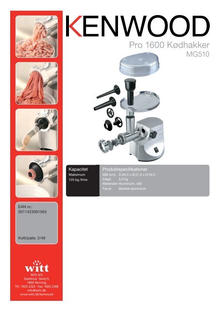 Download brochure som PDF - Witt Hvidevarer A/S