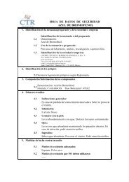 Azul de Bromofenol MSDS - CTR Scientific