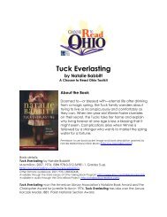 Tuck Everlasting toolkit - WebJunction