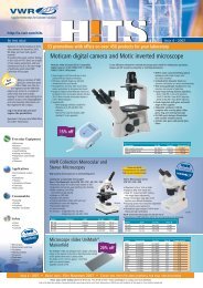 Moticam digital camera and Motic inverted microscope - Vwr-cmd.com
