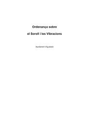 OrdenanÃ§a sobre el Soroll i les Vibracions - Igualada