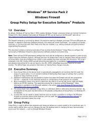 Windows XP SP2 Windows Firewall Group Policy Setup for ...