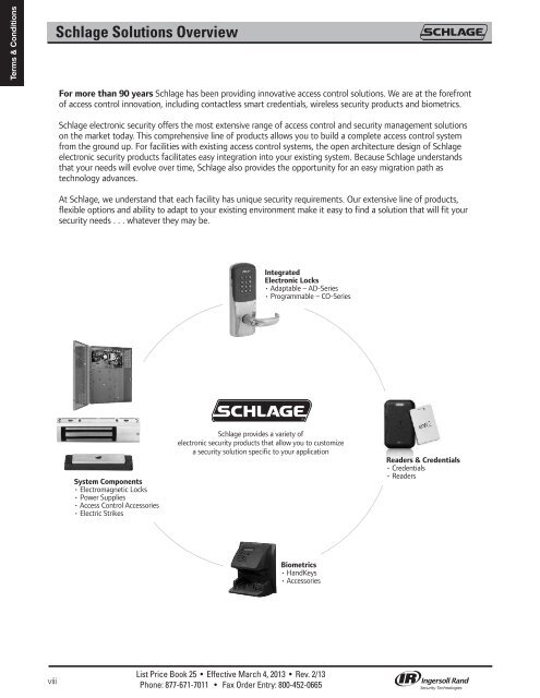 Schlage Electronics - Top Notch Distributors, Inc.