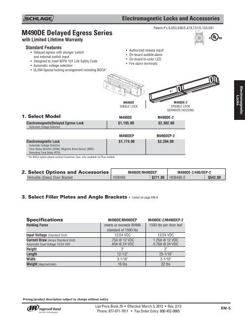 Schlage Electronics - Top Notch Distributors, Inc.