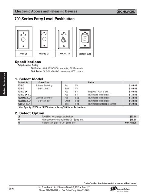 Schlage Electronics - Top Notch Distributors, Inc.