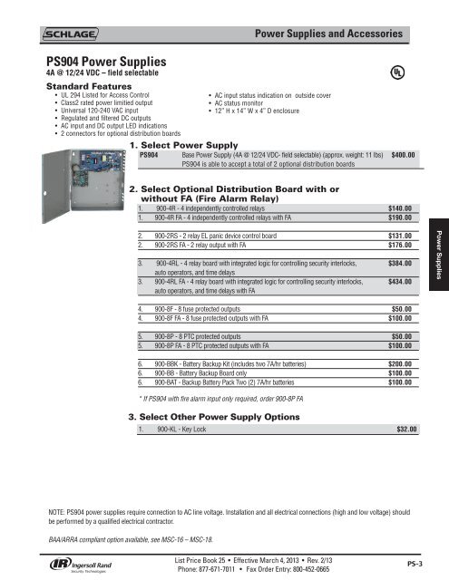 Schlage Electronics - Top Notch Distributors, Inc.