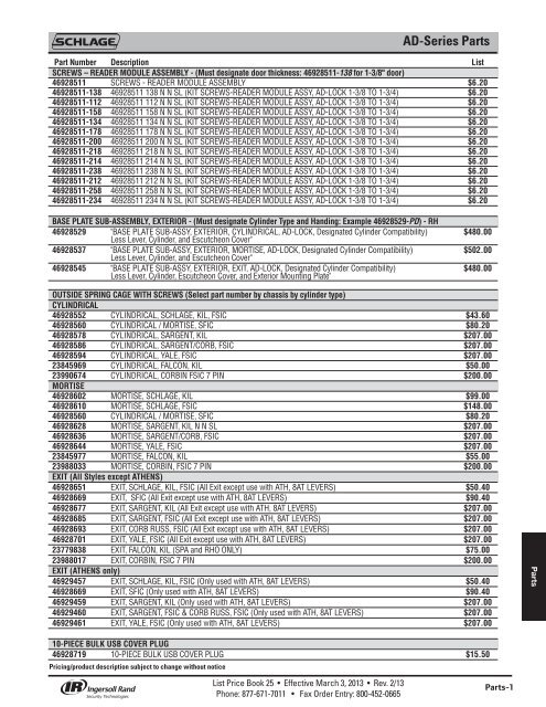 Schlage Electronics - Top Notch Distributors, Inc.