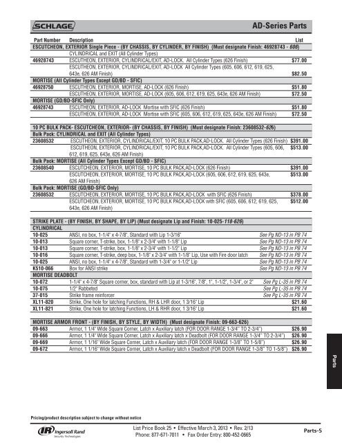 Schlage Electronics - Top Notch Distributors, Inc.