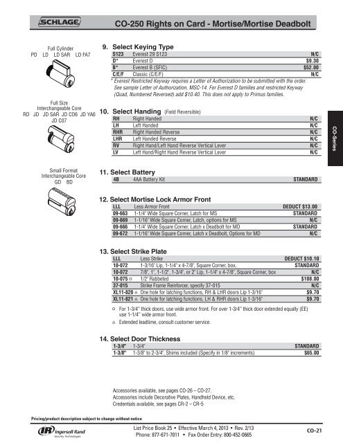 Schlage Electronics - Top Notch Distributors, Inc.