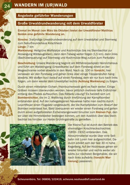 scheune neuhaus – zentrum für waldkultur jahresprogramm 2011