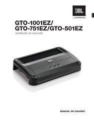 GTO-1001EZ/ GTO-751EZ/GTO-501EZ - JBL