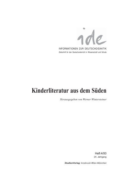 Kinderliteratur aus dem SÃ¼den