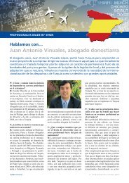'Made By Spain': Juan Antonio Vinuales, abogado donostiarra