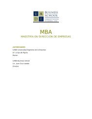 MaestrÃ­a en DirecciÃ³n de Empresas (MBA) - Universidad Argentina ...