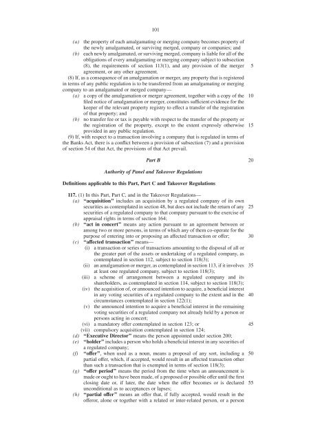 COMPANIES BILL - Department of Trade and Industry