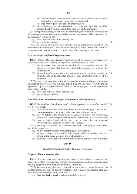 COMPANIES BILL - Department of Trade and Industry