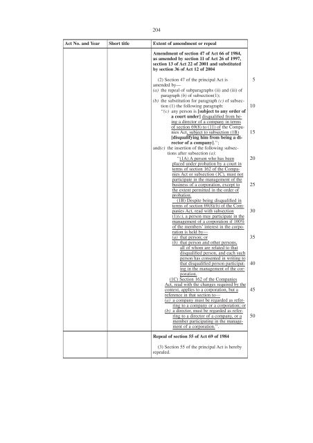 COMPANIES BILL - Department of Trade and Industry