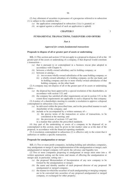 COMPANIES BILL - Department of Trade and Industry