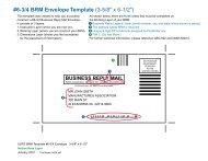 6-3/4 BRM Envelope Template (3-5/8