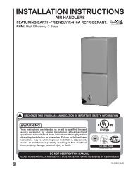 92-20521-76 Rev. 00 RHML Series Air Handler with ... - Rheemote.Net