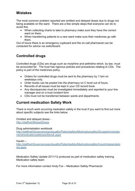 Trust induction booklet - University Hospital Southampton NHS ...