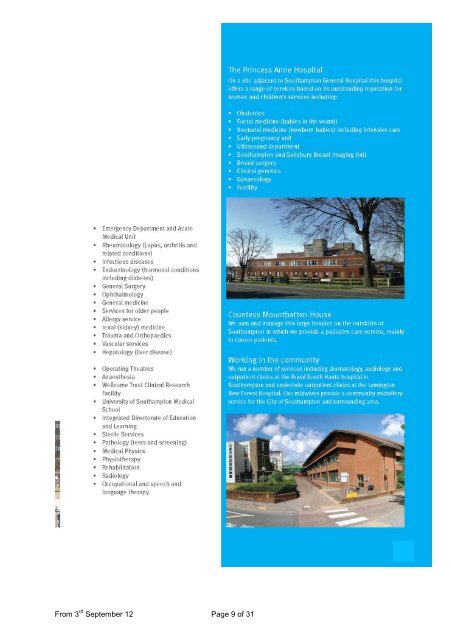 Trust induction booklet - University Hospital Southampton NHS ...