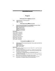 Final Program (pp. 37-168) - Society for American Archaeology