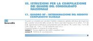 iii. istruzioni per la compilazione dei quadri del consolidato nazionale