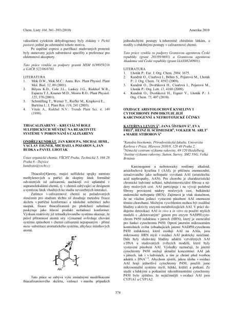 Full text (PDF) - ChemickÃ© listy