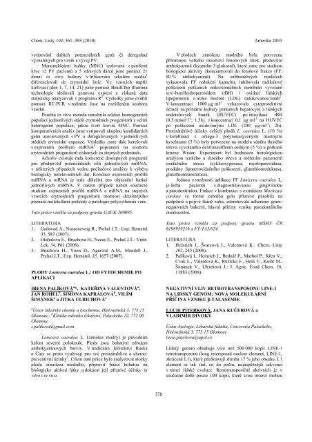 Full text (PDF) - ChemickÃ© listy