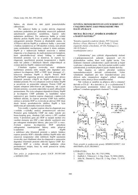 Full text (PDF) - ChemickÃ© listy