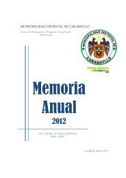 Memoria Anual 2012 - Carabayllo