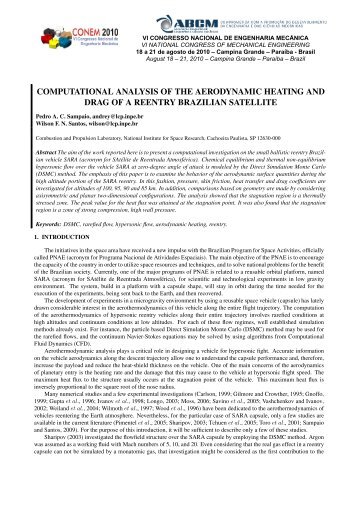 computational analysis of the aerodynamic ... - mtc-m19:80 - Inpe