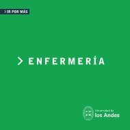 ENFERMERÍA - Universidad de los Andes - Admisión