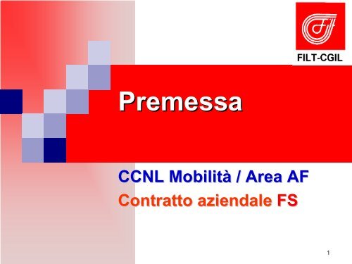 CCNL AF - FILT CGIL Foggia