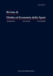 Rivista di Diritto ed Economia dello Sport - Rdes.it