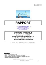 enquete publique - Ville de Capbreton