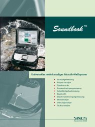 Messsystem Soundbook_MK1 - Sinus Messtechnik GmbH