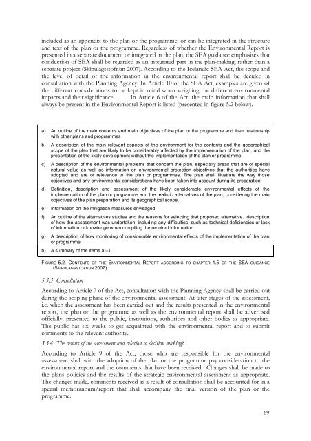 SEA IN THE CONTEXT OF LANDTUSE PLANNING