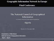 Geographic Information Network In Europe Final Conference The ...