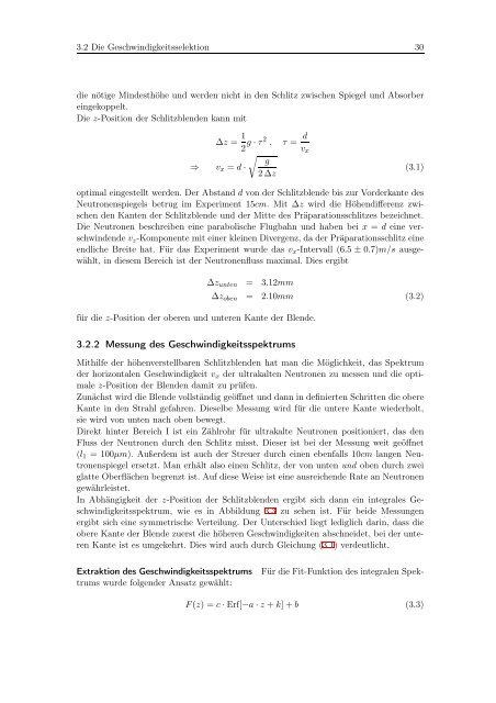 Dynamik ultrakalter Neutronen im Gravitationsfeld der Erde