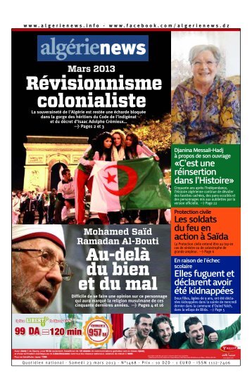 Mise en page 1 - AlgÃ©rie news quotidien national d'information