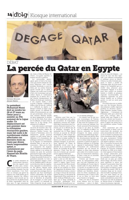 Mise en page 1 - AlgÃ©rie news quotidien national d'information