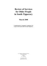Review of Services for Older People in South Tipperary