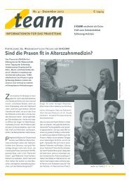 Ausgabe Nr. 4 - Dezember 2012 - ZahnÃ¤rztekammer Schleswig ...
