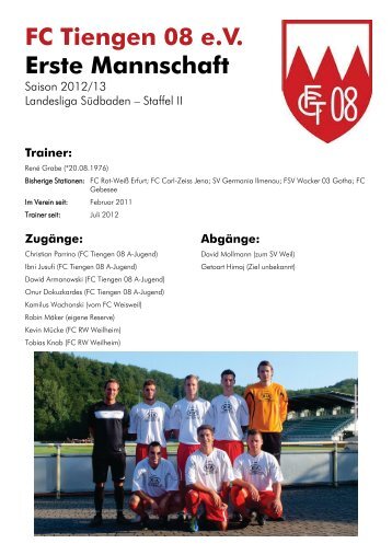 FC Tiengen 08 e.V. Erste Mannschaft