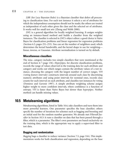 Data Mining: Practical Machine Learning Tools and ... - LIDeCC