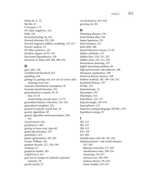 Data Mining: Practical Machine Learning Tools and ... - LIDeCC